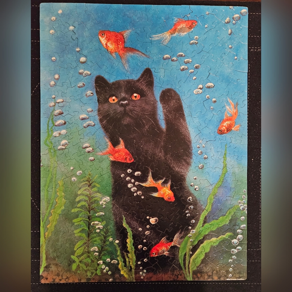 Bubbles Jigsaw Puzzle Chrissie Snelling Vintage Puzzle - Picture 2 of 5